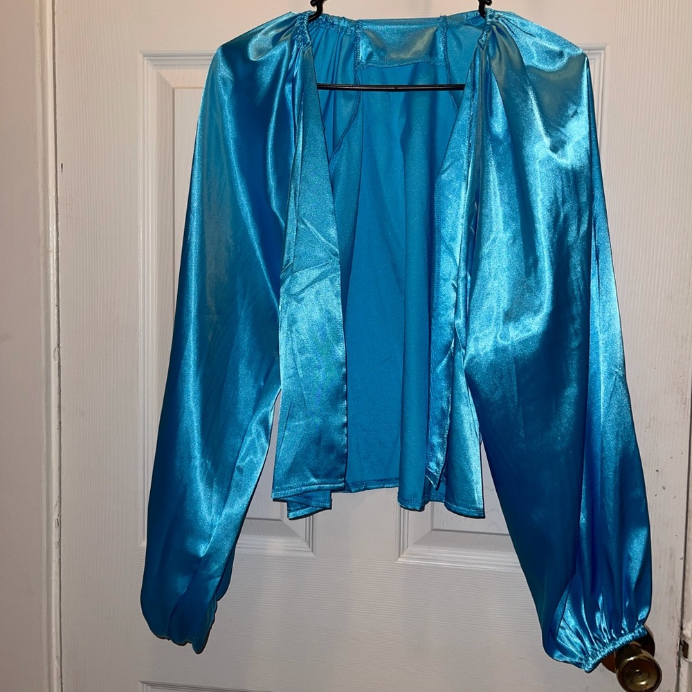 Light blue blouse